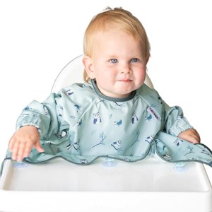 Bavoir cover & catch chouettes