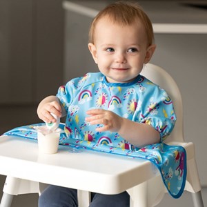 Bavoir cover&catch manche courte arcciel