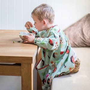 Bavoir tablier vert pistache