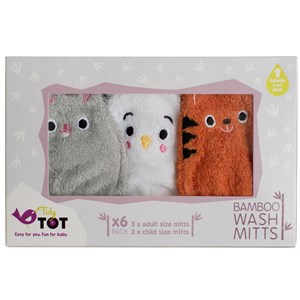 Gants de toilette en bambou