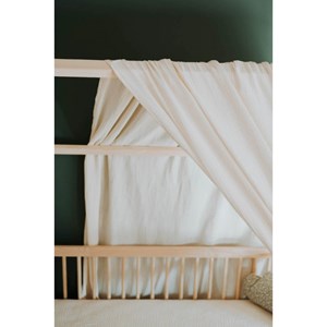 Ciel de lit cabane écru