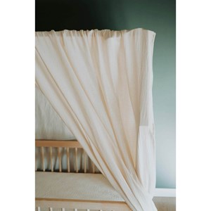 Ciel de lit cabane écru