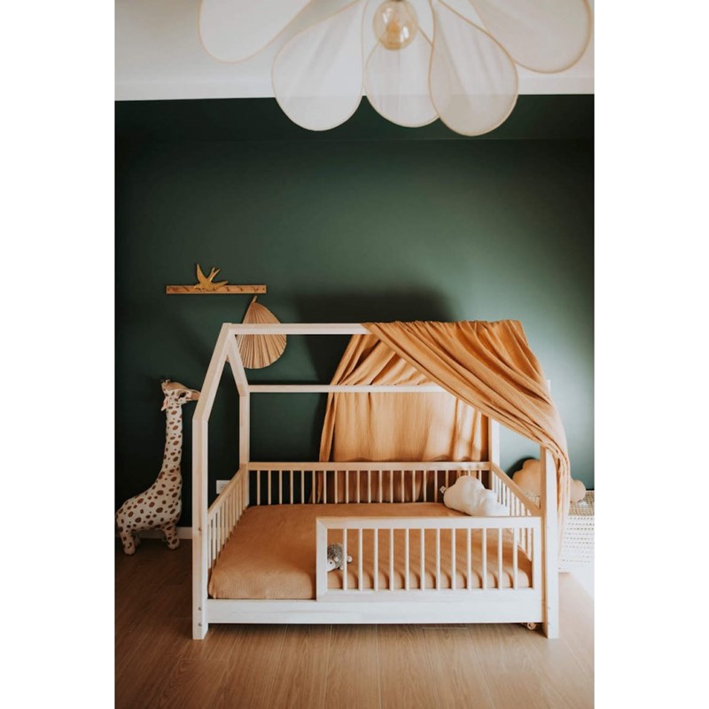 Manufacture des bébés français - Ciel de lit cabane camel