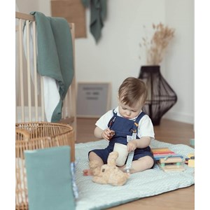 Couverture vert eucalyptus