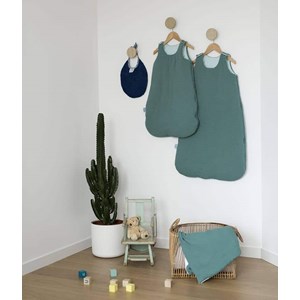 Couverture vert eucalyptus