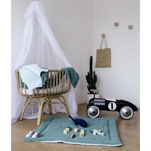 Couverture vert eucalyptus