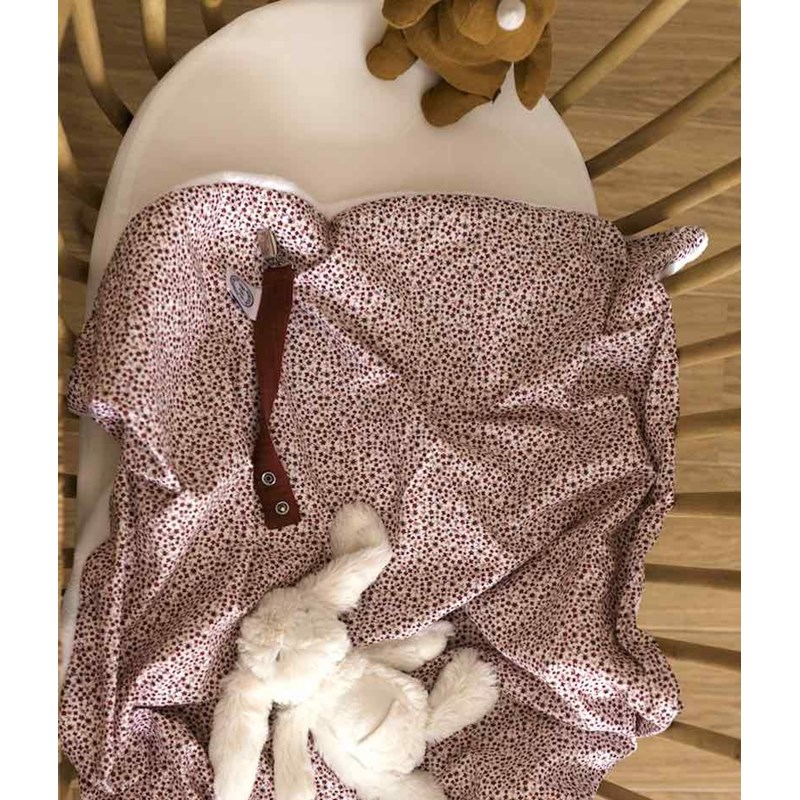 Couverture fleuri tomette