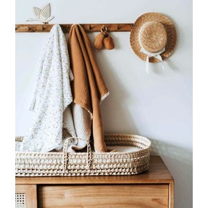 Couverture moumoute camel