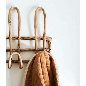 Couverture moumoute camel