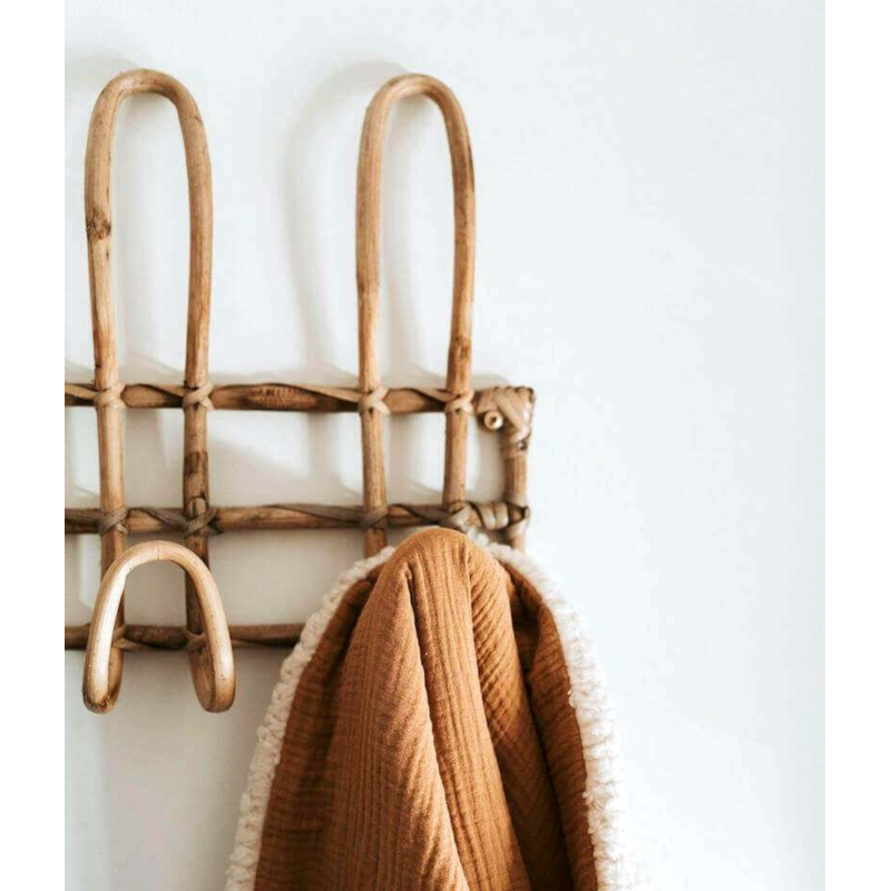Couverture moumoute camel (Manufacture des bébés français) - Image 3