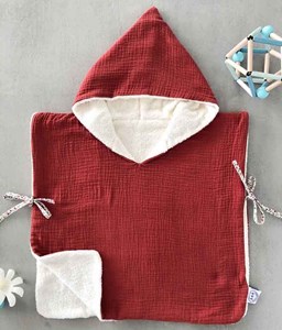 Poncho de bain tomette