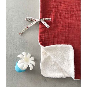 Poncho de bain tomette