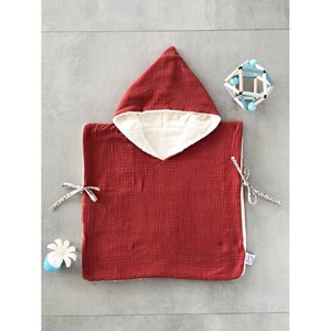 Poncho de bain tomette