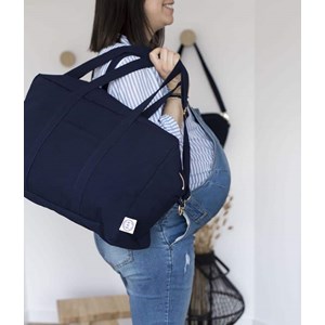 Sac à langer le géant bleu marine