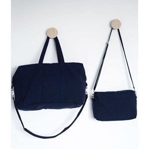 Sac à langer le géant bleu marine