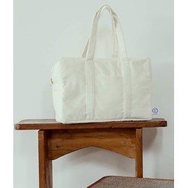 Sac à langer velours écru