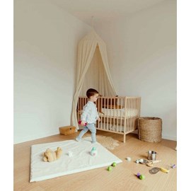 Tapis de motricité carré écru