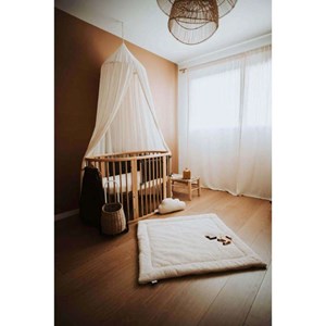 Tapis de jeux moumoute écru