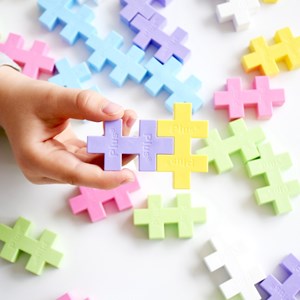 Boîte 100 pcs pastel plus plus big