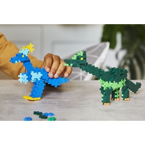 Kit dinosaures 600 pcs plus plus