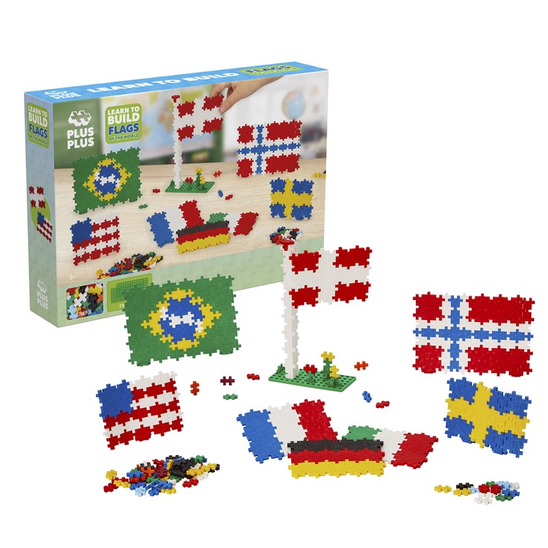 Plus Plus - Kit découverte drapeau 700 pcs plus plus