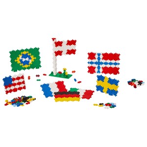 Kit découverte drapeau 700 pcs plus plus