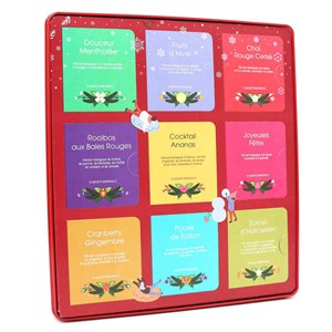 Coffret de thé bio de noël