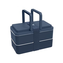 Lunchbox avec poignées - bleu marine