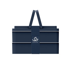 Lunchbox avec poignées - bleu marine