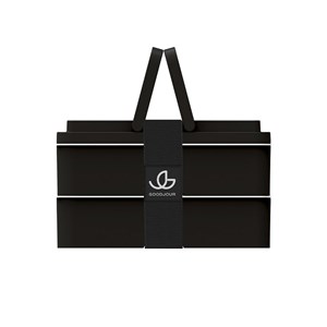 Lunchbox avec poignées - noir