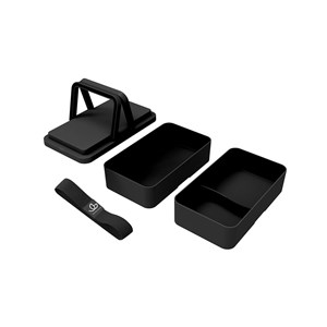 Lunchbox avec poignées - noir