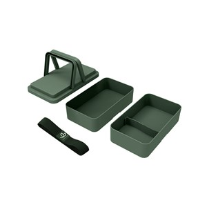 Lunchbox avec poignées - vert