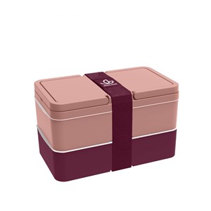 Lunchbox avec poignées - rose