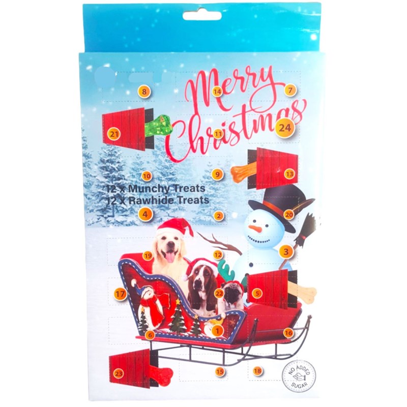 Animallparadise - Calendrier de l'avent pour chien 4 x 6