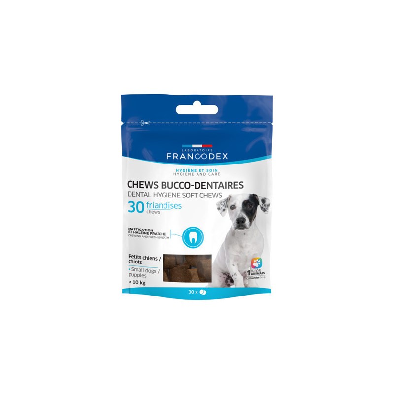 Francodex - Chews bucco-dentaires 30 friandises pou