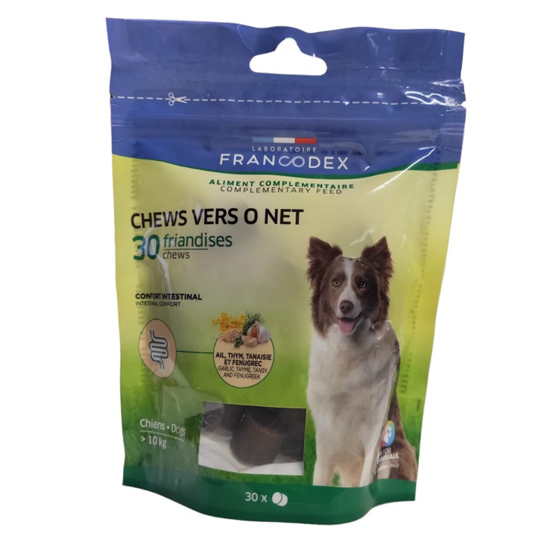 Francodex - Vermifuge naturel, chien en friandise c