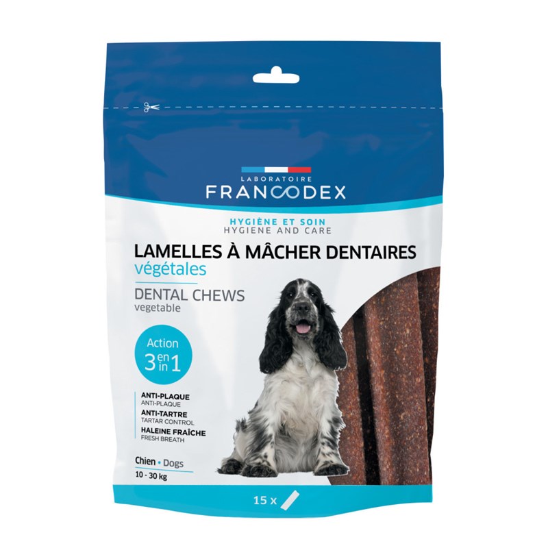 Francodex - 15 lamelles à mâcher dentaires 350g pou