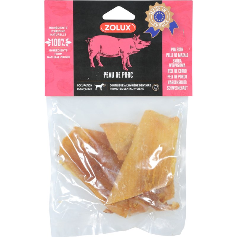 Zolux - Peau de porc 100 g friandise pour chien