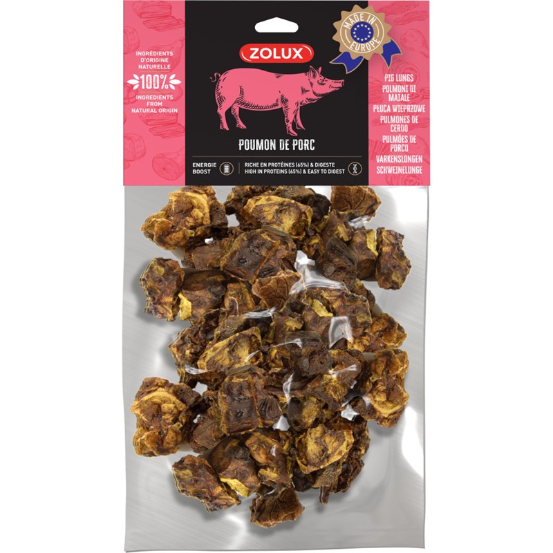 Zolux - Poumon de porc 150 g , friandise pour c