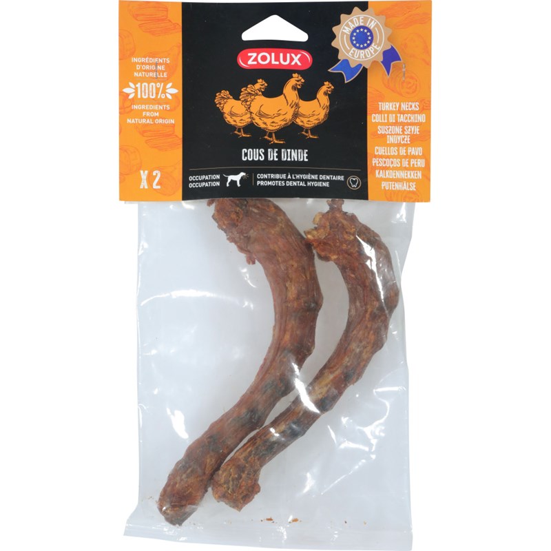 Zolux - Cou de dinde 2 pieces friandise pour c