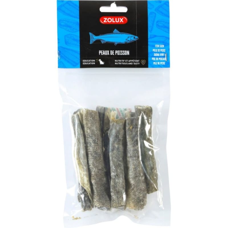 Zolux - Peau de poisson 60 g friandises pour ch