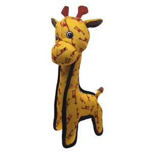 Jouet strong stuff girafe jaune 35 cm,