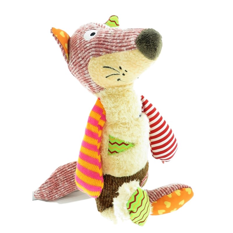 Animallparadise - Peluche renard vito 32 cm, jouet chien