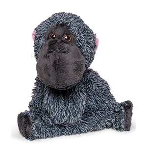 Jouet peluche gorille gris 27 cm pour c