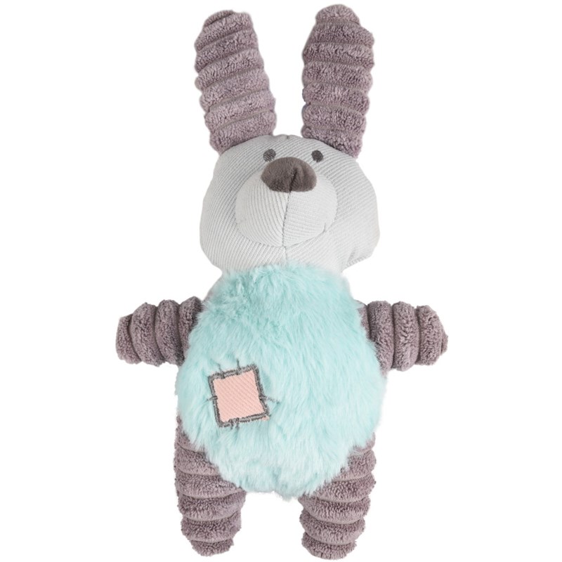 Flamingo - Peluche junior dog, lapin vert, 27 cm
