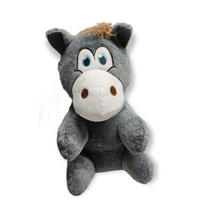 Peluche henny ane gris h40 cm pour chie