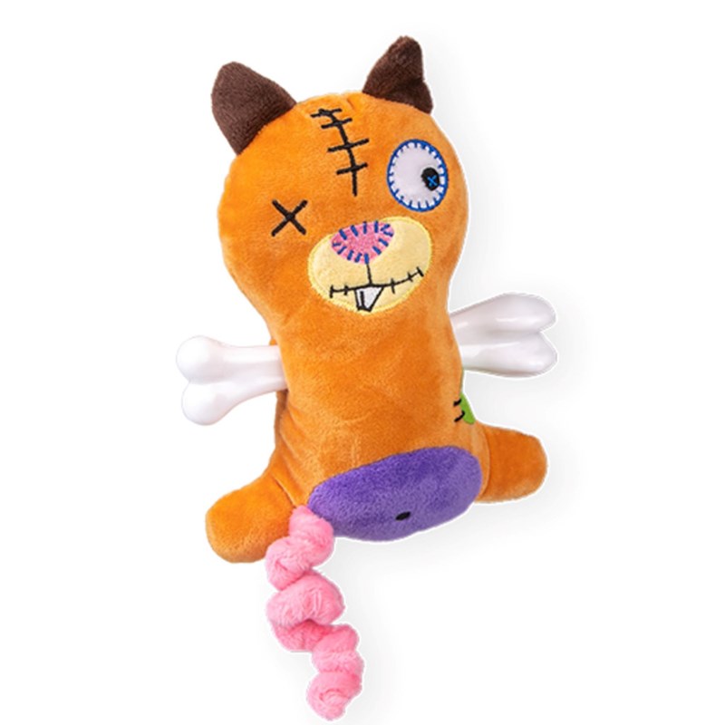 Vadigran - Peluche scary écureuil avec os 17.5 cm