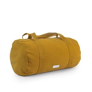 Sac bowling en toile de coton bio jaune