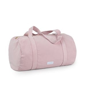 Sac bowling en toile de coton bio rose