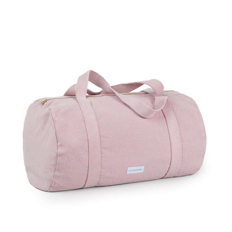 Les Pensionnaires - Sac bowling en toile de coton bio rose